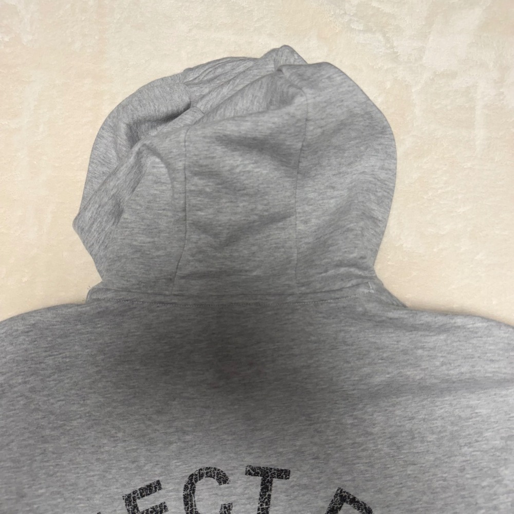 Under Armour Mens Project Rock Hoodie Size XL Gray Loose Fit Blood Sweat Respect - Picture 14 of 16